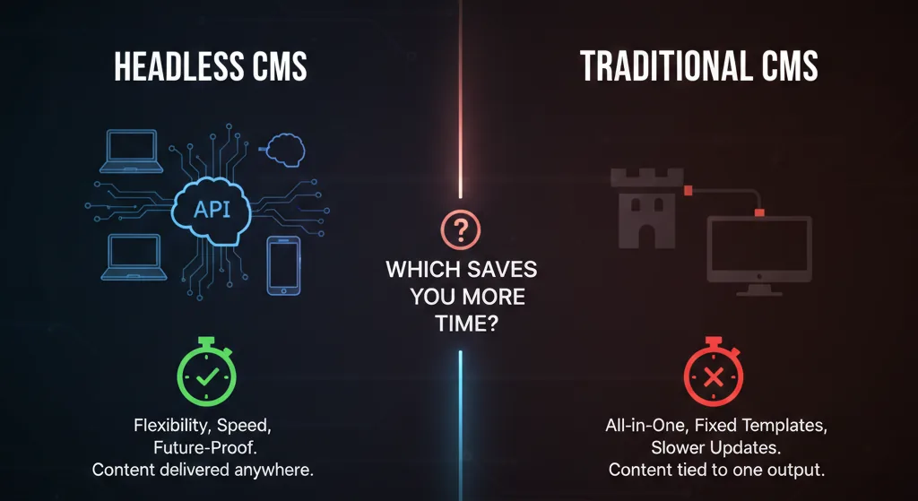 Headless CMS vs Traditional CMS: Which Saves You More Time?